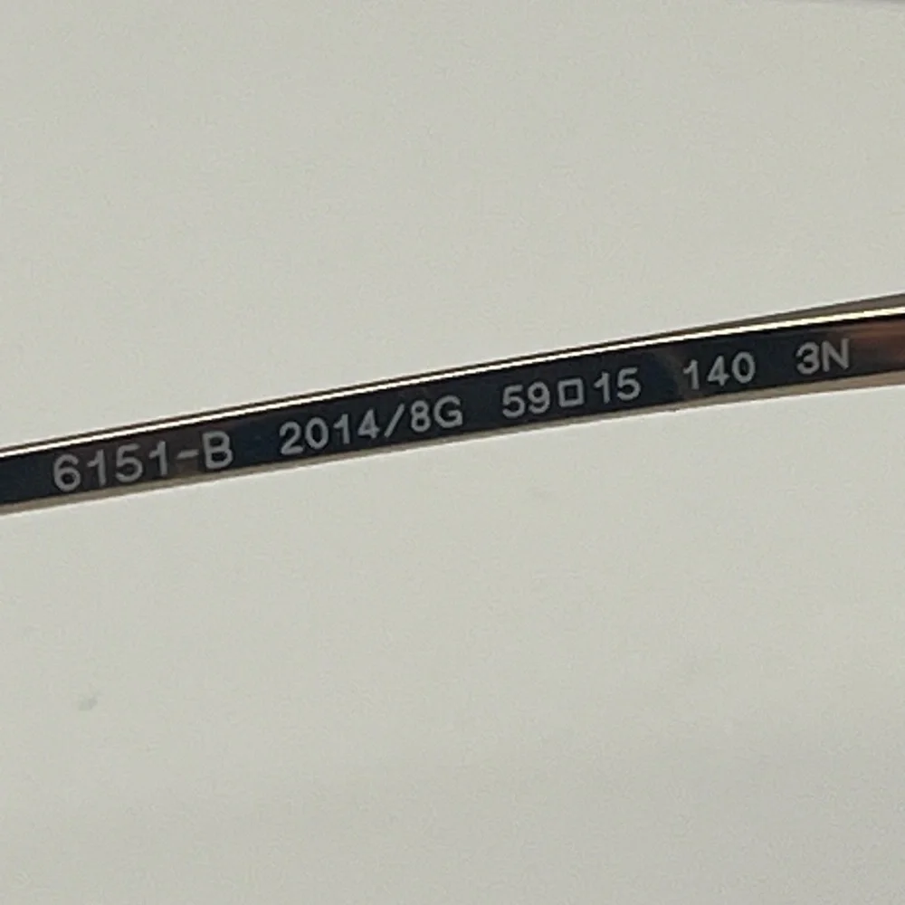 Bulgari Women's Sunglasses in Black and Gold - Picture 6 of 6